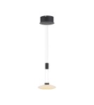 Lampy wiszące - Paul Neuhaus Lautada Wisząca Regulowana Wysokość 120-200cm Ściemniana Płynnie Zwykłym Włącznikiem Czarny 2080-18 - produkt 1