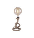 Lampy stołowe loftowe - industrialne - Paul Neuhaus Rope Lampa Stołowa Czarny 15480-18 - product 1