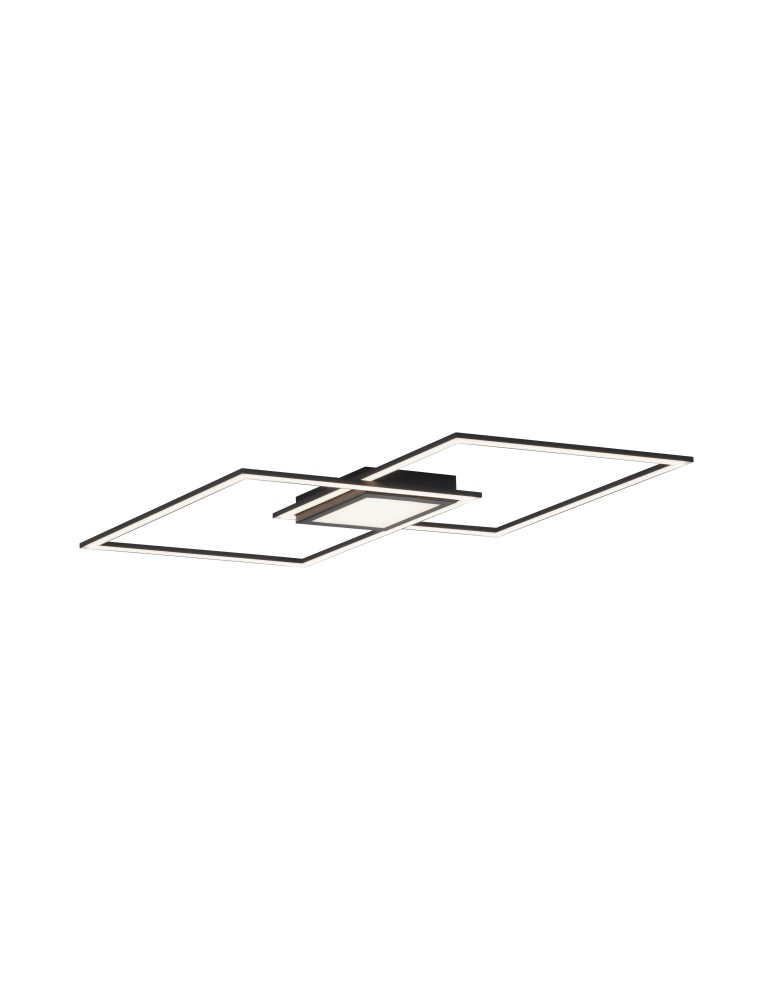 Lampy sufitowe - Leuchten Direkt Asmin Sufitowa Rozłożysta 3 Tryby Świecenia Regulacja Włącznikiem Ściennym Zwykłym Czarny 14695-18 - produkt kolory-swiatla.pl 1