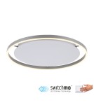 Lampy sufitowe - Leuchten Direkt Ritus 58cm Sufitowa 3 Stopniowe Ściemnianie Zwykłym Włącznikiem Ściennym Aluminium 15392-95 - produkt 1
