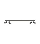 Lampy sufitowe - Paul Neuhaus Pure-Lines Sufitowa Z Reflektorami Pilot Sterowanie Barwą I Ściemnianie, Tryb Nocny Antracyt 6121-13 - produkt 1