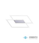 Lampy sufitowe - Paul Neuhaus Inigo Sufitowa Duża Płynnie Ściemniana Włącznikiem Ściennym Zwykłym Stalowy 8192-55 - product 1