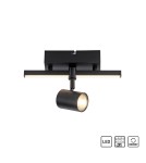 Lampy sufitowe - Paul Neuhaus Barik Lampa Sufitowa Reflektor Czarny 6523-18 - product 1