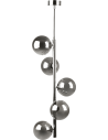 Zuma Line Luna Lampa Wisząca Czarny / Złoty 5661