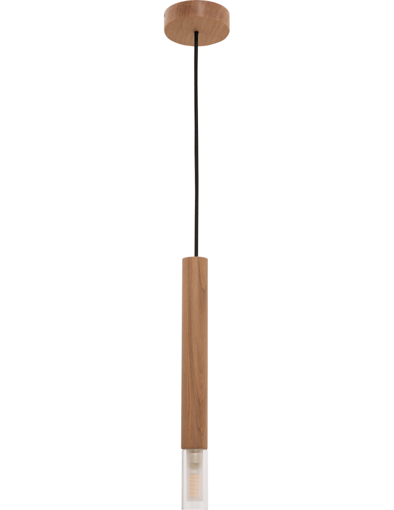 Lampy wiszące drewniane - Zuma Line Madera Lampa Wisząca Drewno Naturalne 8620103 - produkt kolory-swiatla.pl 1