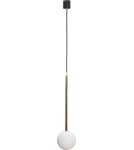 Lampy wiszące kule - Zuma Line Ali Lampa Wisząca Czarny / Złoty 5639 - product 1