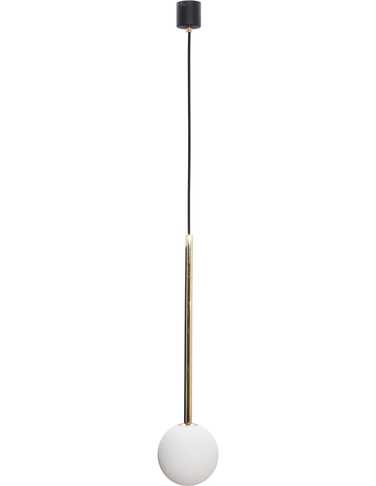 Lampy wiszące kule - Zuma Line Ali Lampa Wisząca Czarny / Złoty 5639 - produkt kolory-swiatla.pl 1