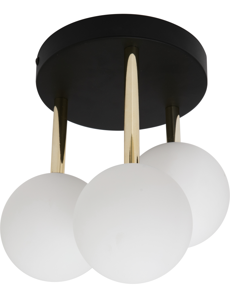 Lampy sufitowe kule - Zuma Line Ali Lampa Sufitowa Czarny / Złoty 5644 - produkt kolory-swiatla.pl 1