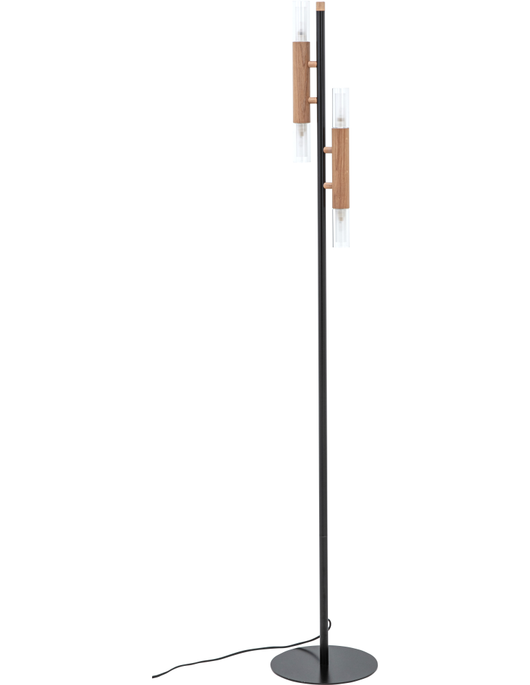 Lampy podłogowe drewniane - Zuma Line Madera Lampa Podłogowa Drewno Naturalne 8310144 - produkt kolory-swiatla.pl 1