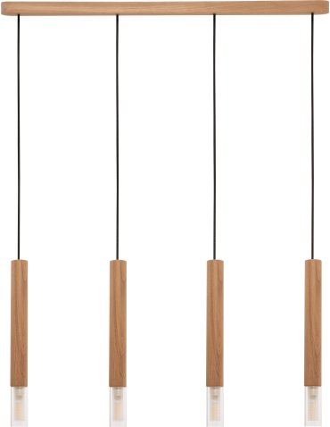 Zuma Line Madera Lampa Wisząca Drewno Naturalne 8620403
