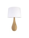 Zuma Line Tureen Lampa Stołowa Biały / Drewno 4112245