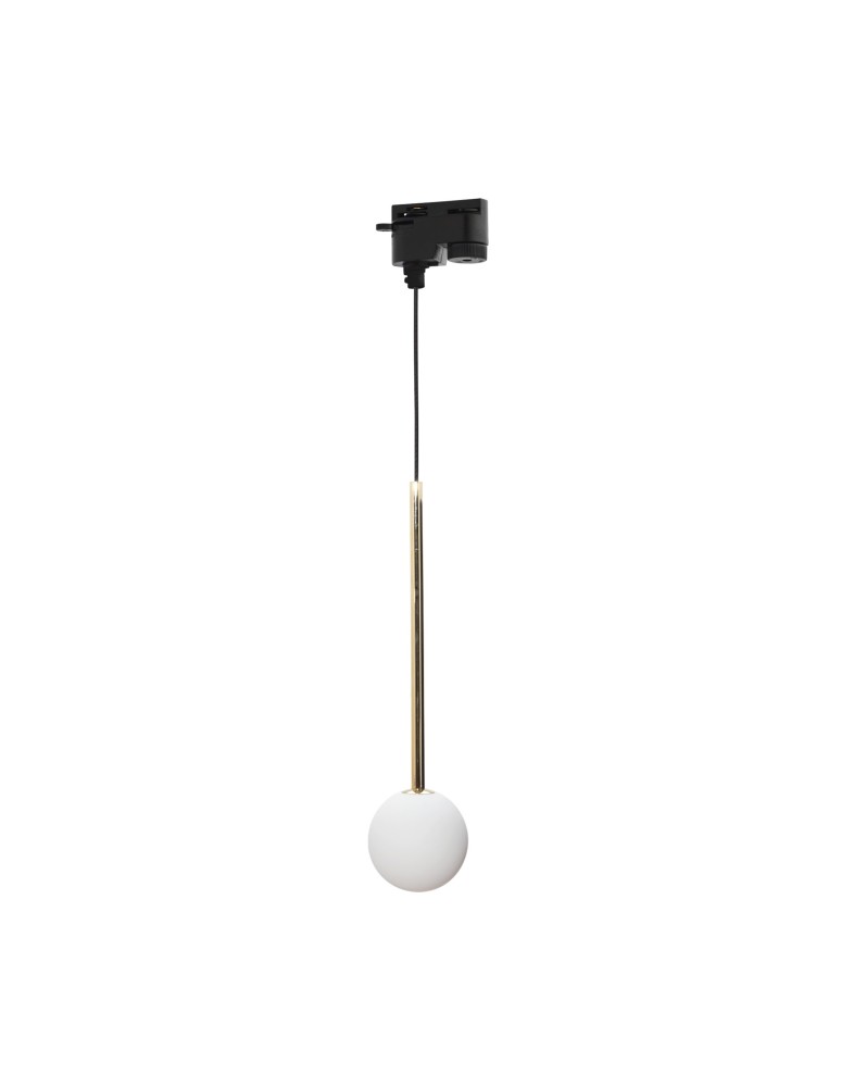 Lampy do szynoprzewodów 1 fazowych - Zuma Line Ali 1 Zwis Do Szynoprzewodu 1-Fazowego Biały / Czarny 9060Bk - produkt kolory-swiatla.pl 1