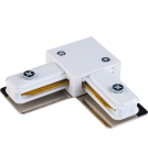 Akcesoria do szynoprzewodów 1 fazowych - Zuma Line Łącznik Kątowy Jednoobwodowy (1-Fazowy) Biały 2010 - product 1