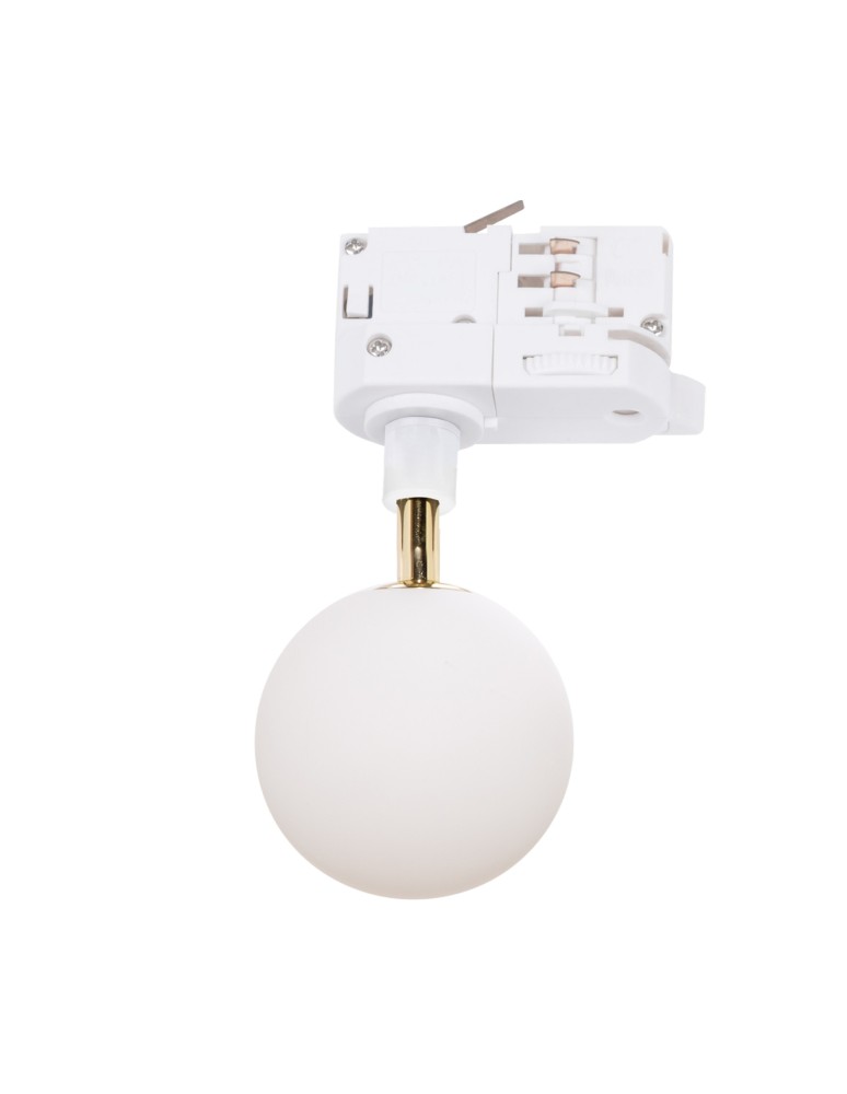 Lampy do szynoprzewodów 3 fazowych - Zuma Line Ali Lampa Do Szynoprzewodu Trójobwodowego (3-Fazowego) Biały / Złoty 9020Wh - produkt kolory-swiatla.pl 1