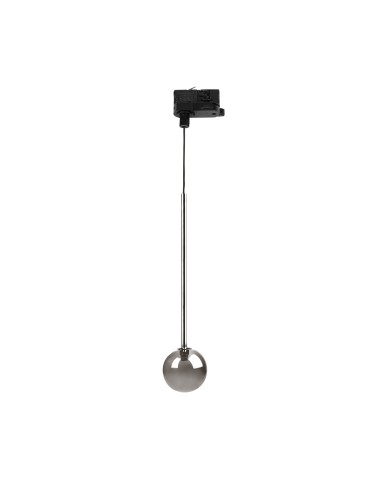 Zuma Line Luna 1 Lampa Wisząca Do Szynoprzewodu Trójobwodowego (3-Fazowego) Czarny / Chrom 9040Bk