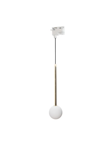 Zuma Line Ali 1 Lampa Wisząca Do Szynoprzewodu Jednoobwodowego (1-Fazowego) Biały / Złoty 9060Wh