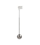 Lampy do szynoprzewodów 1 fazowych - Zuma Line Luna 1 Lampa Wisząca Do Szynoprzewodu Jednoobwodowego (1-Fazowego) Biały / Chrom 9070Wh - produkt 1
