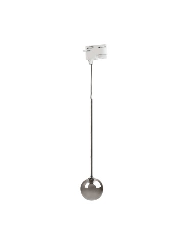 Zuma Line Luna 1 Lampa Wisząca Do Szynoprzewodu Jednoobwodowego (1-Fazowego) Biały / Chrom 9070Wh