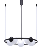Lampy wiszące kule - Zuma Line Orbit 5 Lampa Wisząca 5Xe27 Kule Czarny 5011 - product 1