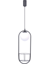 Zuma Line Plant 1 Lampa Wisząca Na Doniczkę Kwiaty 1Xe14 Czarny 5003