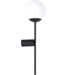 Kinkiety kule - Zuma Line Orbit Lampa Ścienna 1Xe27 Czarny 5001 - product 1
