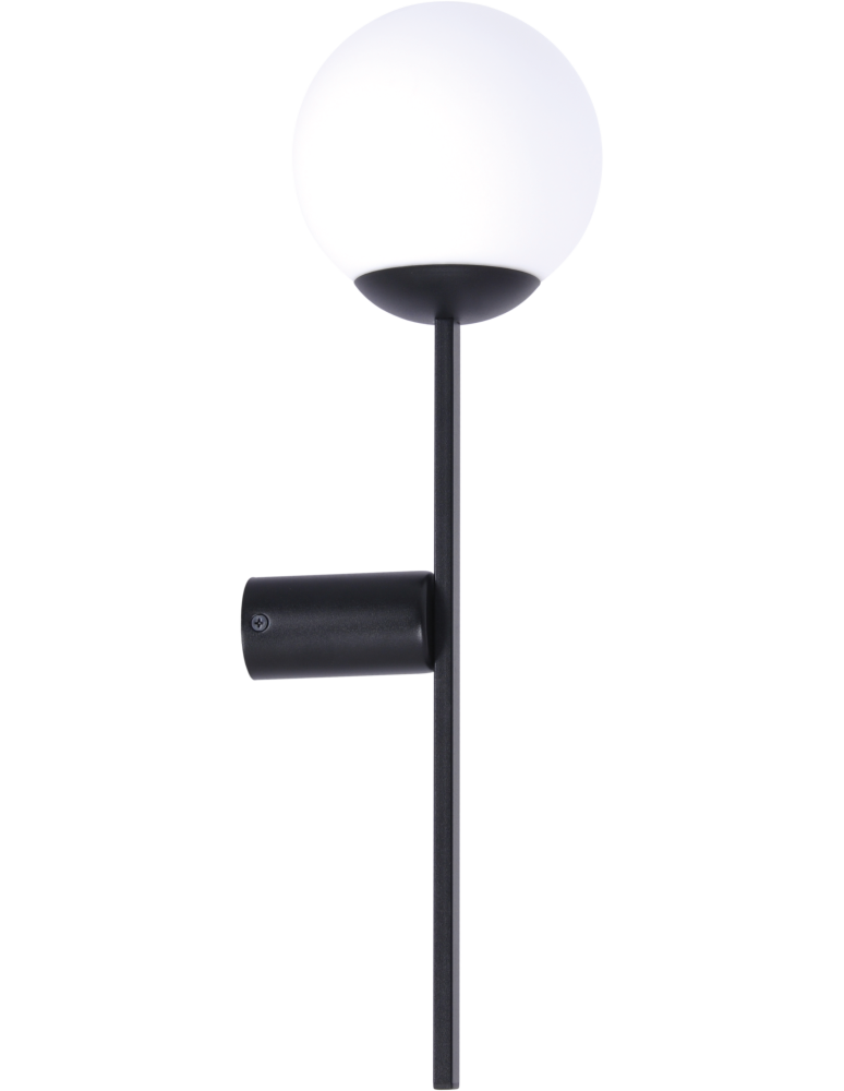 Kinkiety kule - Zuma Line Orbit Lampa Ścienna 1Xe27 Czarny 5001 - produkt kolory-swiatla.pl 1