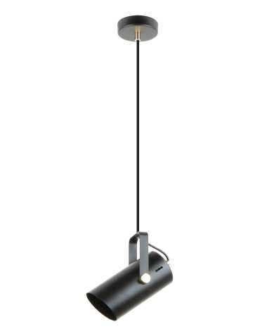 Zuma Line Resi Lampa Wisząca Czarny Matowy / Złoty A8165-1