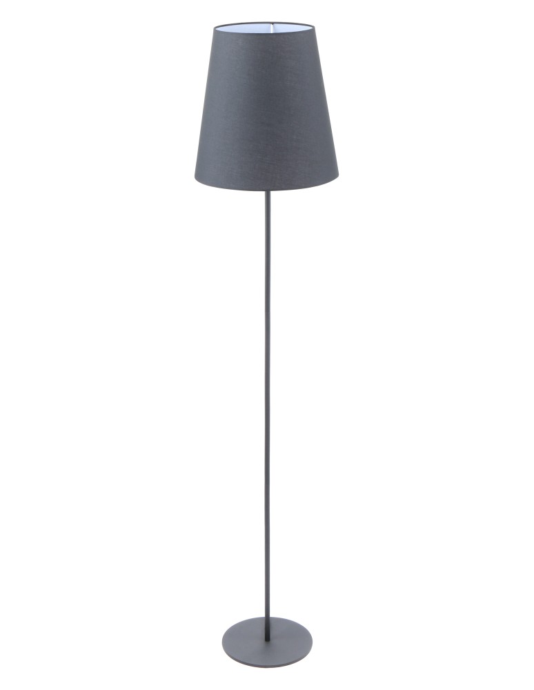 Lampy podłogowe z abażurem - Zuma Line Riva Lampa Podłogowa Czarny A4003 - produkt kolory-swiatla.pl 1