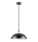 Lampy wiszące - Zuma Line Sarda Lampa Wisząca Czarny Matowy / Złoty A8134 - produkt 1