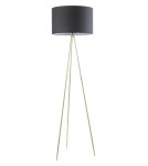 Lampy podłogowe trójnóg - Zuma Line Cara Lampa Podłogowa Czarny A4001-Bk - product 1