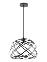 Zuma Line Gore Lampa Wisząca Czarny Matowy A8091