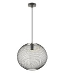Lampy wiszące - Zuma Line Orion Lampa Wisząca Czarny Matowy A8129L-Bk - product 1