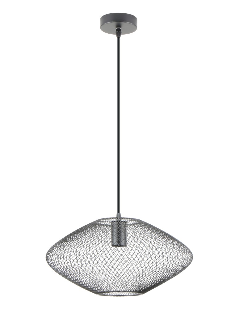 Lampy wiszące pojedyncze - Zuma Line Orion Lampa Wisząca Czarny Czarny Matowy A8032-Bk - produkt kolory-swiatla.pl 1