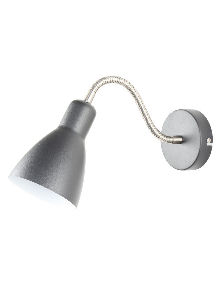 Kinkiety - Zuma Line Mora Kinkiet Czarny Mat / Biały / Satyna Nikiel A6008 - produkt kolory-swiatla.pl 1