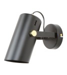 Kinkiety - Zuma Line Resi Kinkiet Czarny Matowy / Złoty A6025 - product 1