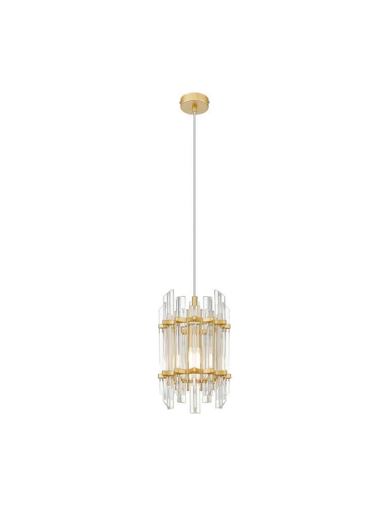 Lampy wiszące glamour - Zuma Line Alexandria Lampa Wisząca Złota P0556-01D-V7V7 - produkt kolory-swiatla.pl 1