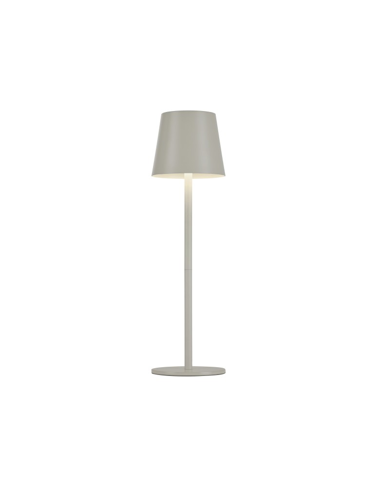 Lampy ogrodowe przenośne - Leuchten Direkt Euria Lampa Przenośna Ip54 Ładowana Usb Ściemnialna Dotykowo Beżowy / Szary 19250-40 - produkt kolory-swiatla.pl 1
