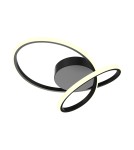 Lampy sufitowe LED - Zuma Line Clint Lampa Sufitowa Nowoczesna Czarny Mx6354-1-3Bt - product 1