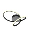 Zuma Line Clint Lampa Sufitowa Nowoczesna Czarny Mx6354-1-3Bt