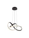 Zuma Line Indigo Lampa Wisząca Czarny Chrom Md9717-1-3Bcd