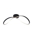 Lampy sufitowe LED - Zuma Line Erda Lampa Sufitowa Nowoczesna z Przełącznikiem Barwy Światła 3000K/4000K/6000K Czarny 19600C-BK - product 1