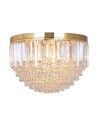Zuma Line Charlotte Lampa Sufitowa Złoty / Przezroczysty Fc19003/7