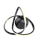 Kinkiety LED - Zuma Line Indigo Kinkiet Czarny Chrom Mb9717-1-3Bcn - product 1