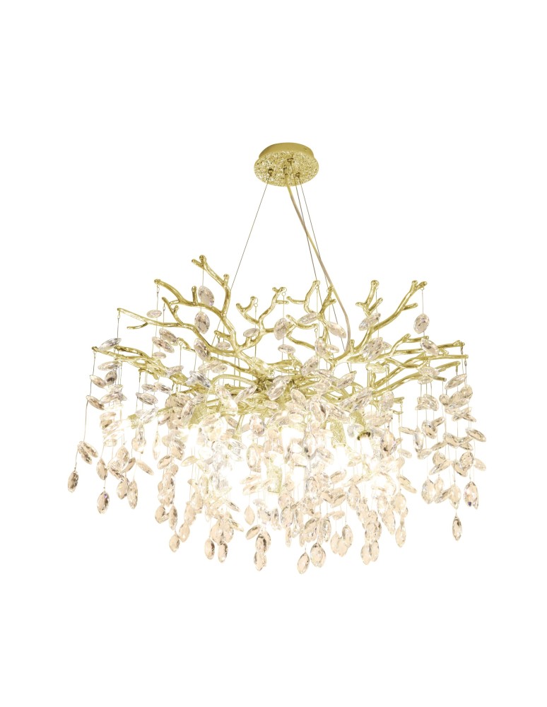 Lampy wiszące - Zuma Line Cindy Lampa Wisząca Złoty Md4115-1-Egn - produkt kolory-swiatla.pl 1