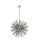Lampy wiszące - Zuma Line Urchin Lampa Wisząca Francuski Złoto / Czarny P0491-09C-F7BC - product 1