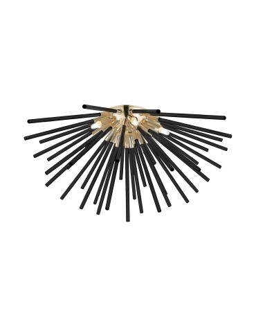 Zuma Line Urchin Lampa Sufitowa Francuski Złoto / Czarny C0491-06B-F7Bc