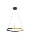 Zuma Line Linos Lampa Wisząca Czarny / Złoty Md4417-1M-3Bgd