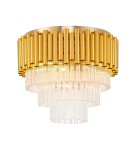 Lampy sufitowe z kryształami - Zuma Line Prima Lampa Sufitowa Złoty 20149Cm - product 1