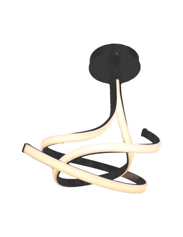 Zuma Line Viso Lampa Sufitowa Czarny Mx9932-2-3Bd