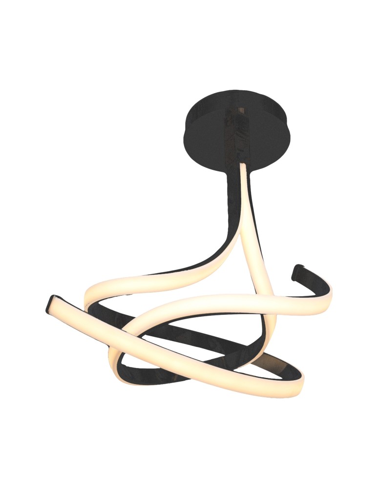 Lampy sufitowe LED - Zuma Line Viso Lampa Sufitowa Czarny Mx9932-2-3Bd - produkt kolory-swiatla.pl 1